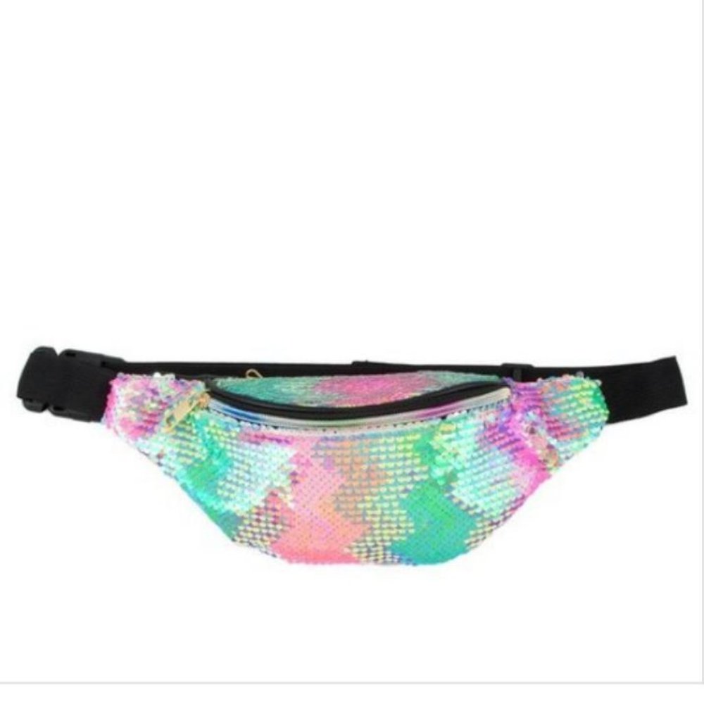 Rainbow Sequin Fanny Pack